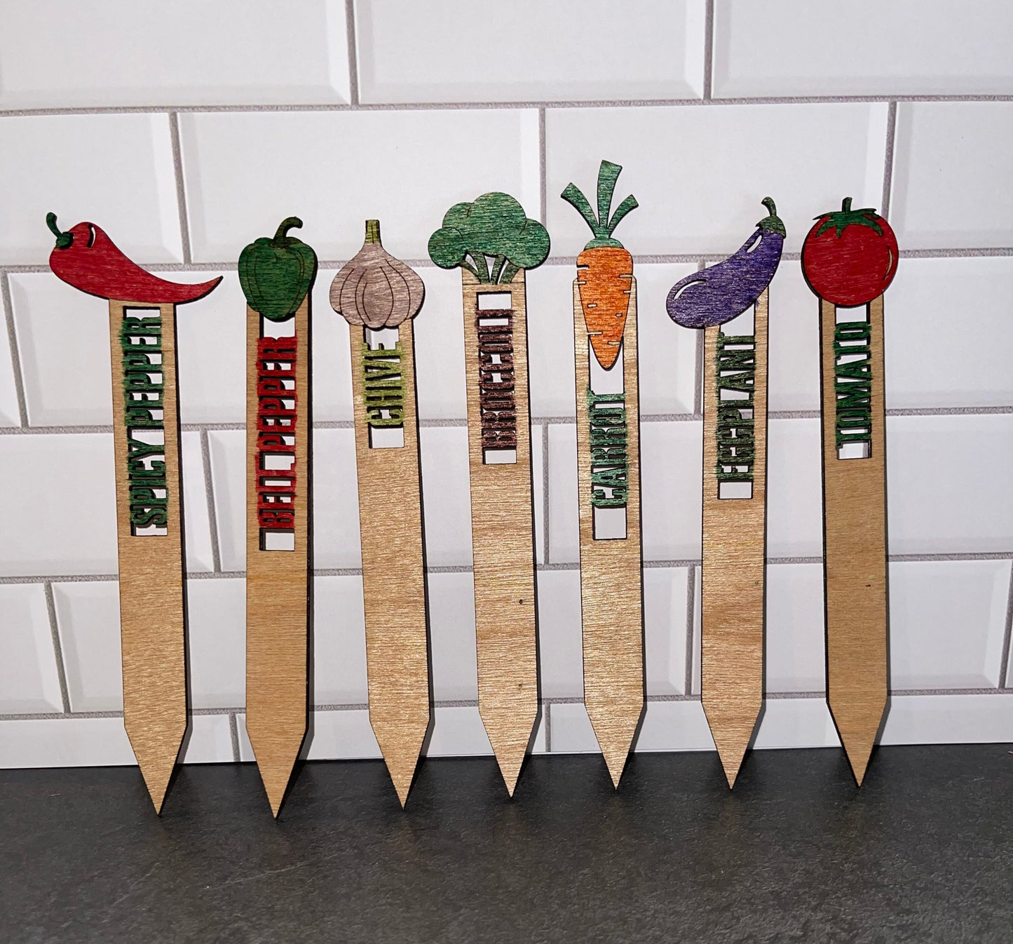 Garden Stakes/Markers, Wood or Acrylic, Planting