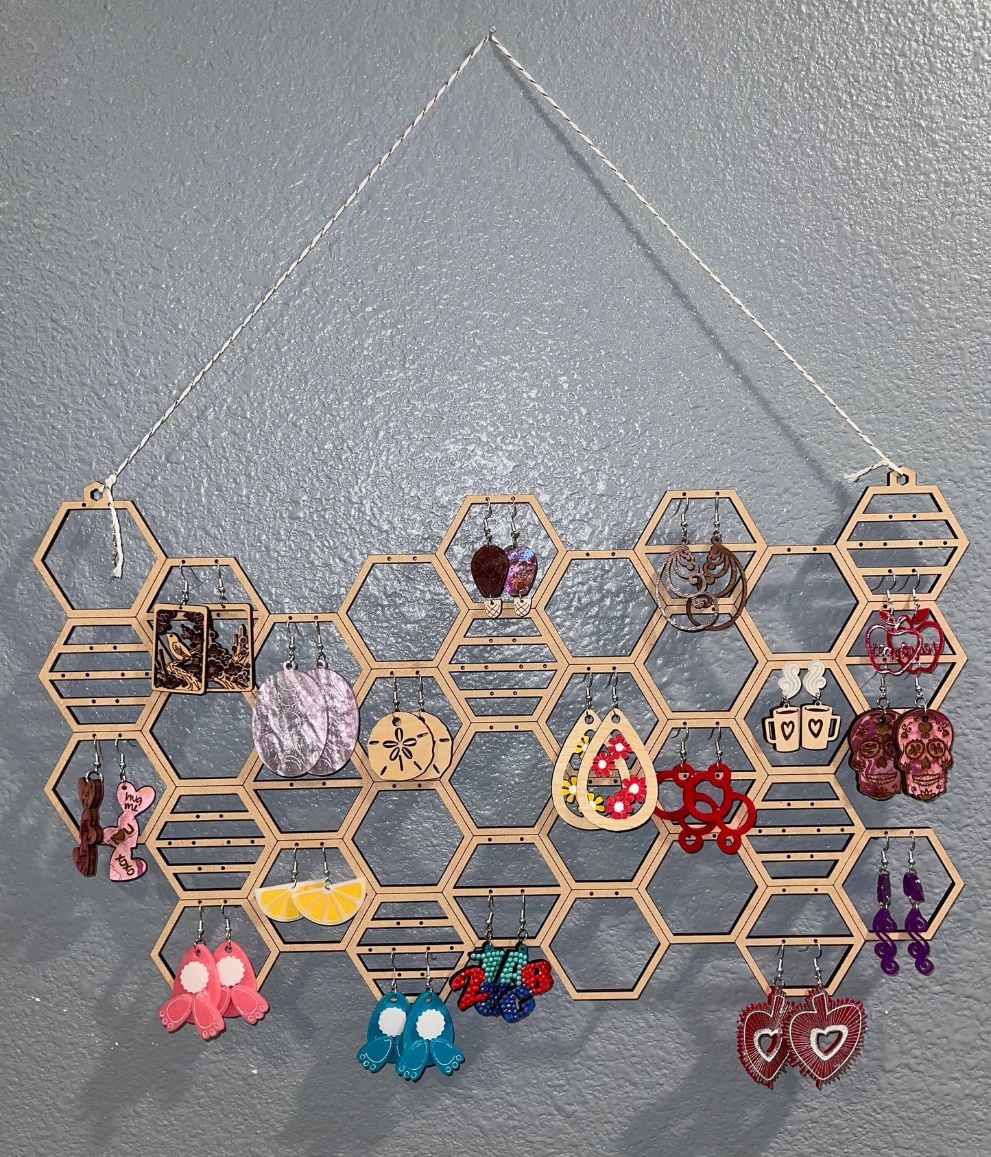 Honeycomb Jewelry Hanger