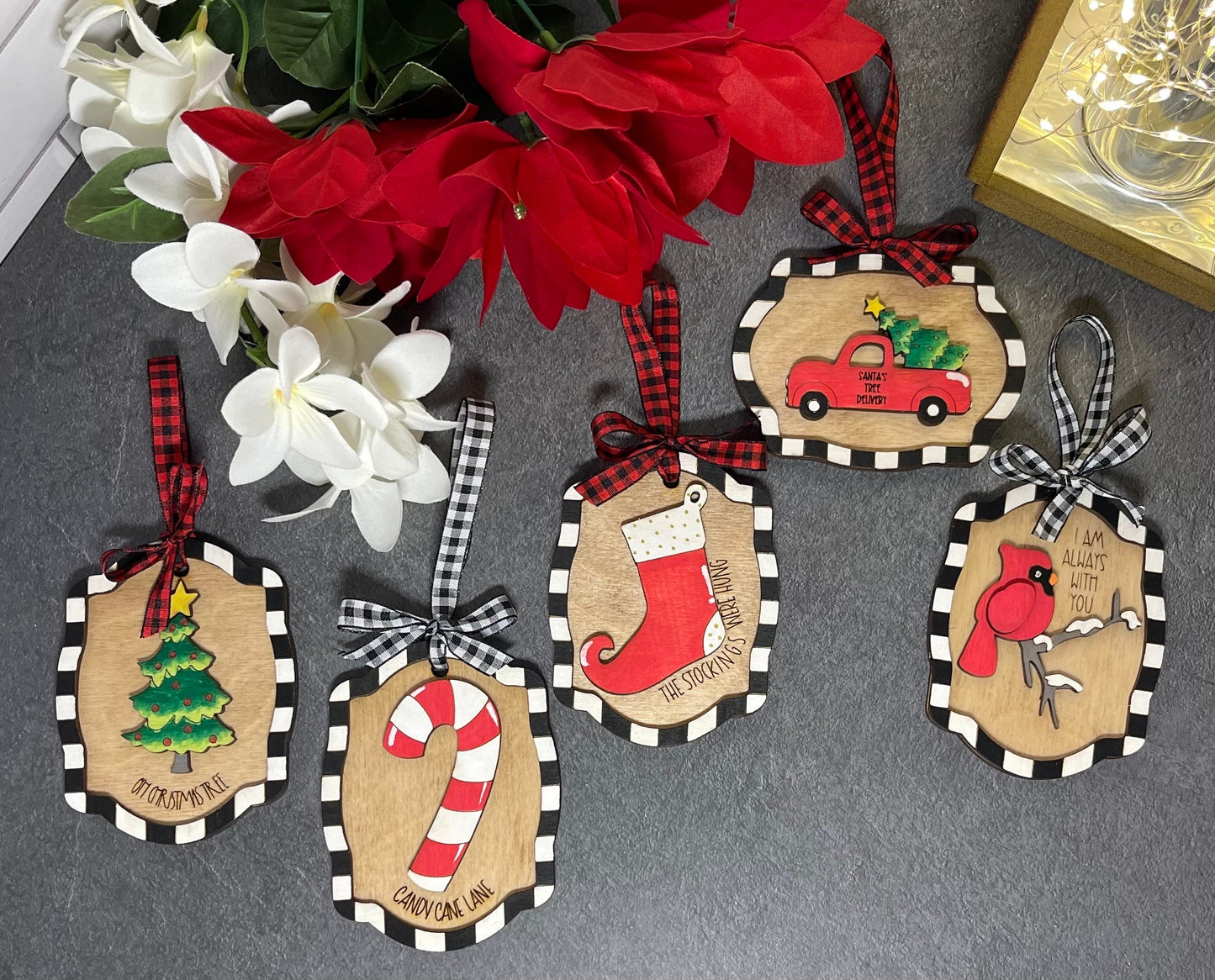 Whimsical 2-Layer Ornament / Gift Tag