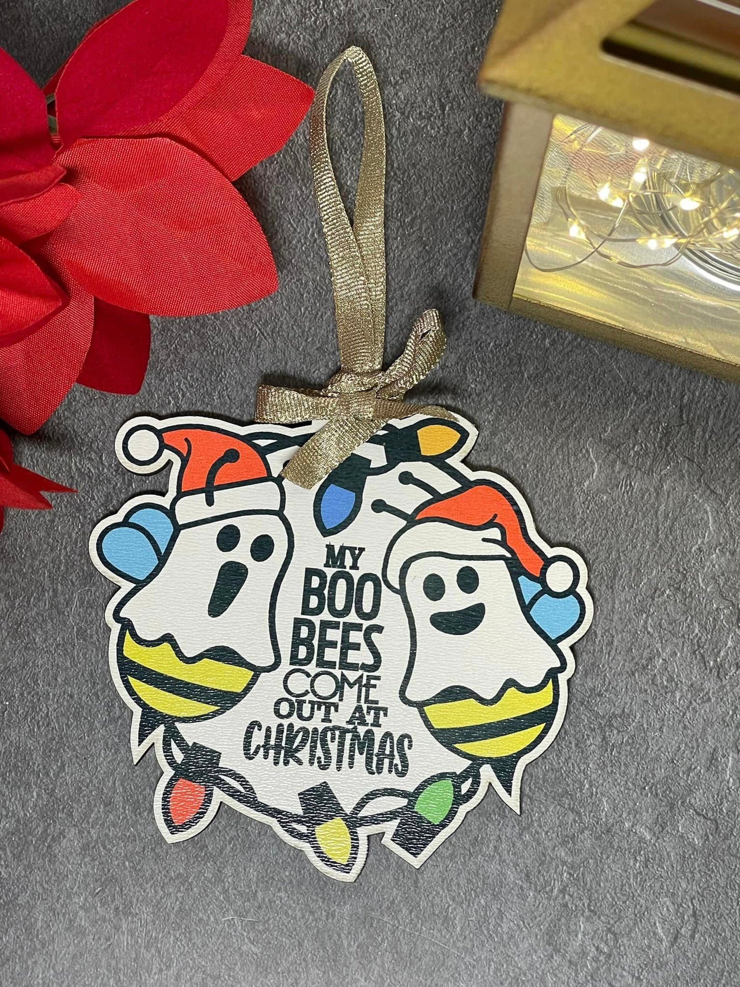 Christmas Ornaments - Adorable and Funny BOO BEES