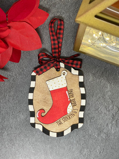 Whimsical 2-Layer Ornament / Gift Tag