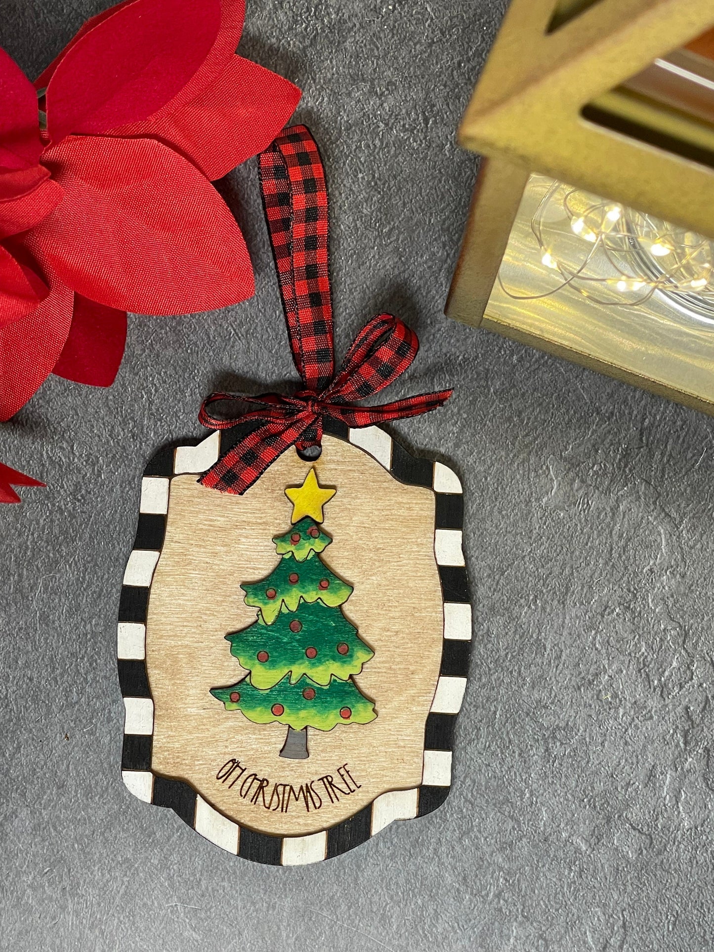 Whimsical 2-Layer Ornament / Gift Tag