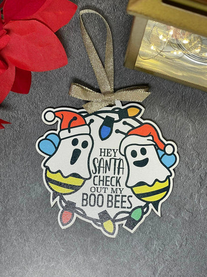 Christmas Ornaments - Adorable and Funny BOO BEES